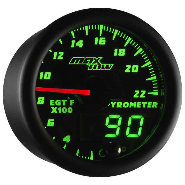 470.GAUGE（ゲージ）Dark Shadow / Citron Green MaxTow | Green Double Vision™ Quad Gauge Package for 1999