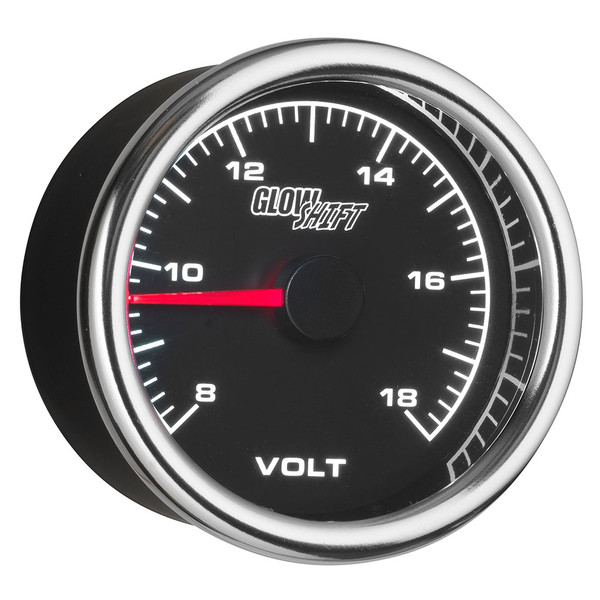 AUTO METER 1483 Voltmeter – 5,9 Cm, Schwarz, Für 12V/16V Fahrzeuge