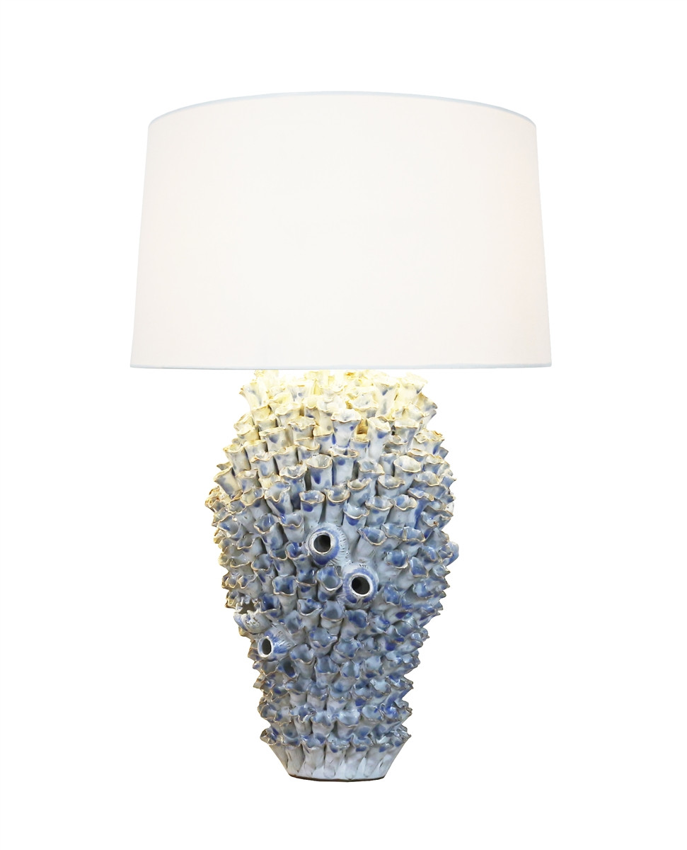 Original Coral Ceramic Lamp L450MB - Continental Home