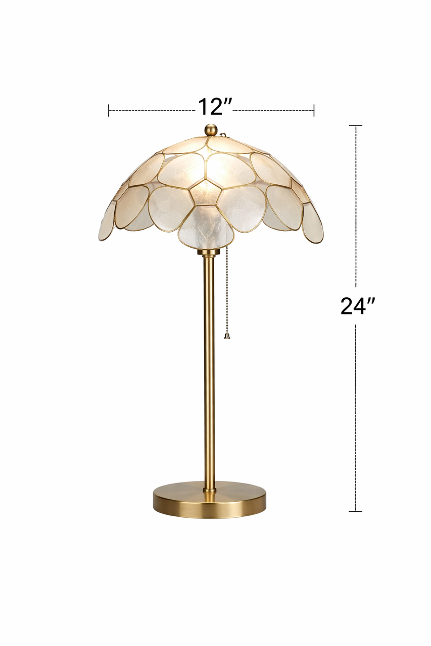Capiz Shell Table Lamp L111L