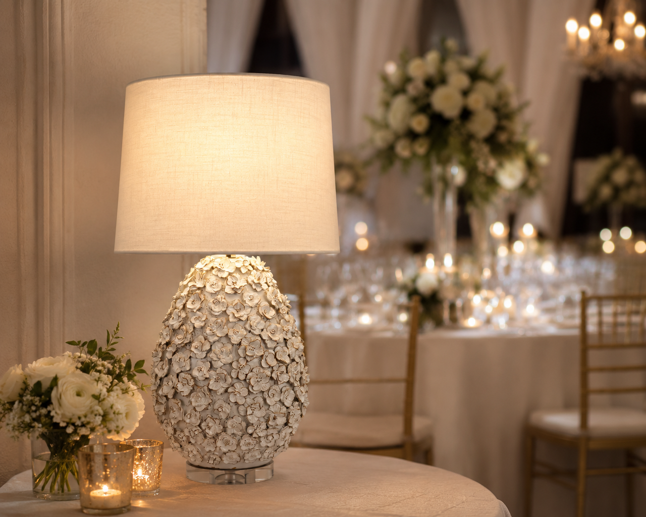 Cream Ceramic Lamps