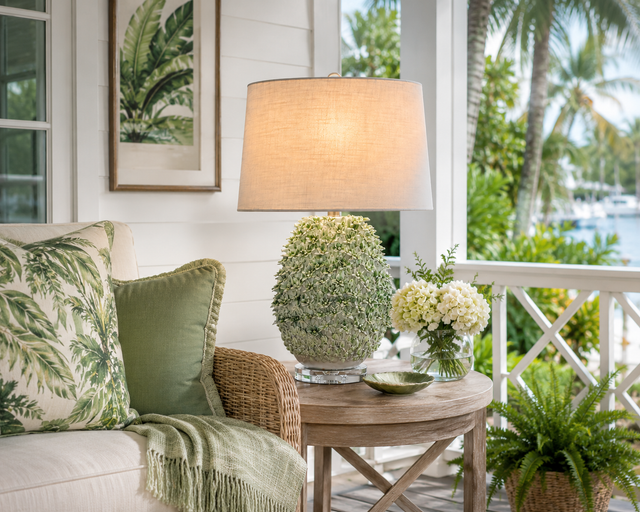 Green Ceramic Lamp