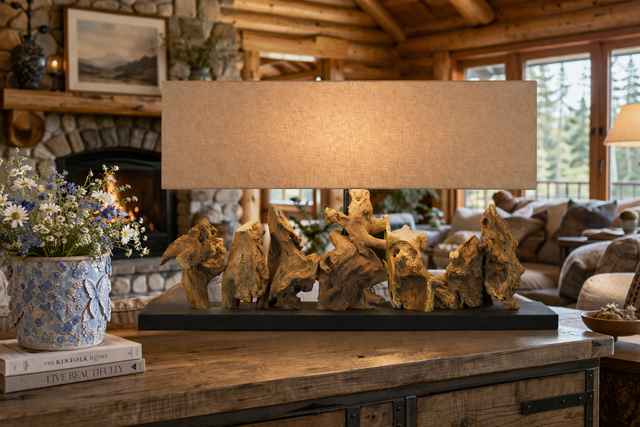 Teak Lamps