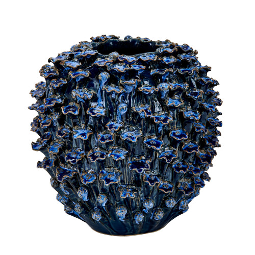 Ocean Inspired Blue Coral  Vase V236M