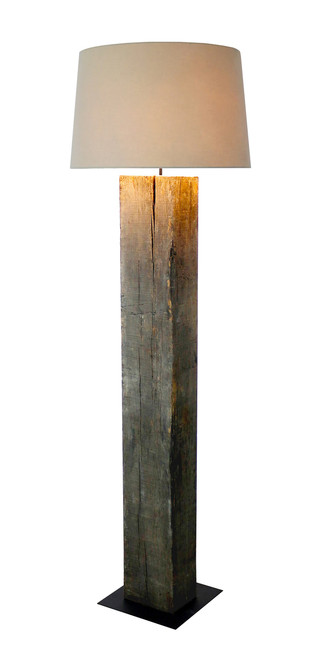 Rail Wood Floor Lamp
