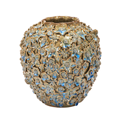 Medium Celadon Green Ceramic Floral Vase V237ME