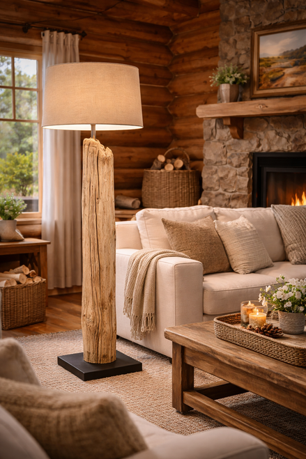 Driftwood Floor Lamp FL605