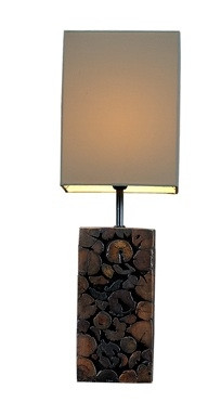 Teak Chips Mosaic Table Lamp L422