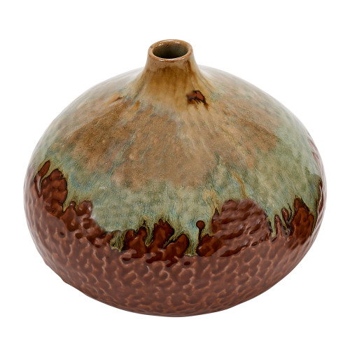 HAND MADE EARTH TONE VASE V203L