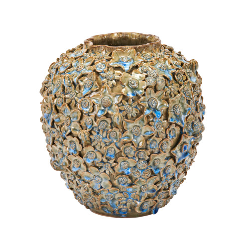 Bouquet De Fleurs Celadon Green Ceramic Vase – Medium