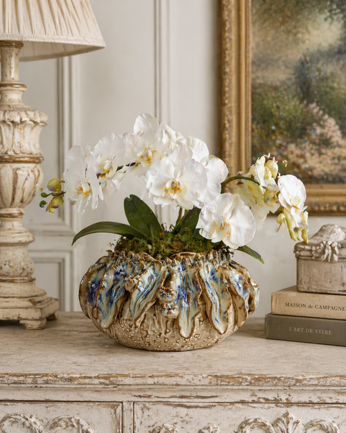 Petite Tidepool Coral Ceramic Vase – Iridescent Ivory