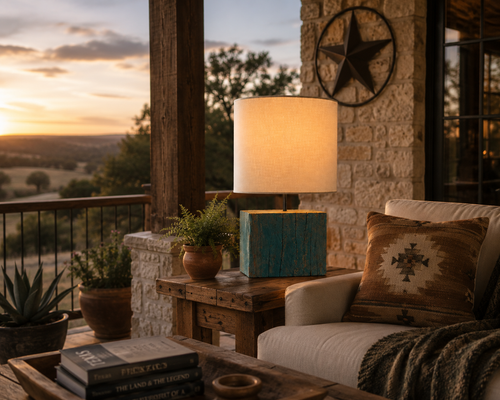 Small Rail wood Lamp
