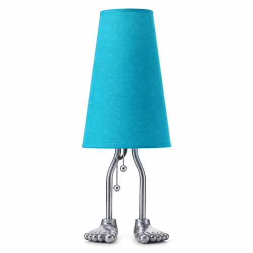 Adam Lamp – White Sculptural Metal Table Lamp