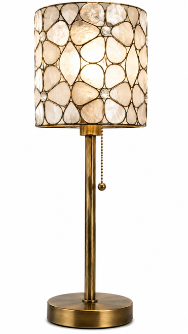 Pearl Mosaic Capiz Lamp