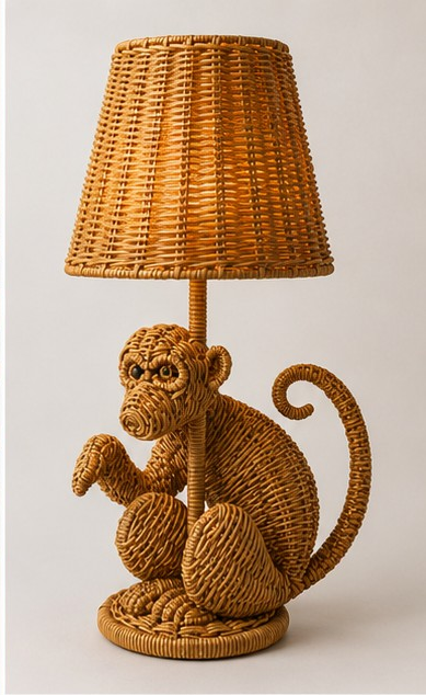 BAMBOO MONKEY LAMP