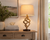 Handmade Mariner's Knot Rope Table Lamp – Natural Manila Rope Accent Lamp with Linen Shade – 27" Tall