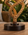 Handmade Mariner's Knot Rope Table Lamp – Natural Manila Rope Accent Lamp with Linen Shade – 27" Tall