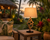Mariner’s Knot rope table lamp L125 styled in a tropical coastal setting with warm ambient light and natural surroundings.