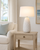 White Sea Flower Ceramic Lamp L479