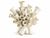 Handmade white Thai ceramic Ocean Bloom vase with sculptural coral-inspired formations on a white background