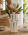 CORAL WHITE VASE V125