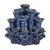 Handcrafted Thai ceramic coral flower vase featuring an organic coral-inspired design with sculpted sea flower openings. This decorative coastal vase measures 8 inches wide by 8.5 inches tall and serves as a beautiful tabletop accent for coastal, tropical, beach house, and resort-style interiors. Perfect displayed alone or styled with fresh flowers.