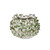 Handmade Thai green and white coral ceramic vase with sculptural texture and glossy glaze