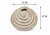 Ivory spiral ceramic vase with delicate white orchids displayed in an elegant coastal interior.