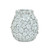 Handcrafted white Forever Blooms ceramic vase on a clean white background