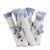Sea Coral Blue and White Ceramic Vase.