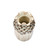 Medium Cream White Ceramic Flower Bulb Vase V241M