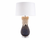 Handmade Thai Blue Pineapple Ceramic Table Lamp – 33"