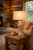 Bleached Teak Table Lamp