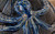Blue Octopus Ceramic Vase – Large