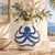Blue & White Octopus Ceramic Vase – Large