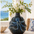 Blue Octopus Ceramic Vase – Medium