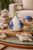 Blue and White Sea Turtle Ceramic Vase – Medium
