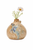 Cream & Ocean Blue Sea Turtle Ceramic Vase – Small