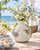 Handcrafted Sea Crab Ceramic Vase – Cream & Soft Blue