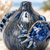 Handcrafted Sea Crab Ceramic Vase – Deep Ocean Blue