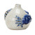 Handcrafted Sea Crab Ceramic Vase – White & Ocean Blue
