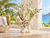 White Ocean Bloom Ceramic Vase