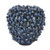 Indigo Blue Undersea Mushroom Ceramic Vase