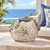 Handcrafted Sea Life Ceramic Vase – Cream & Soft Blue