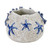 Handcrafted Sea Life Ceramic Vase – White & Cobalt Blue