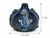 Small Handmade Thai Royal Blue Seahorse Ceramic Vase – 4" Tall