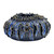 Large handmade Thai Ocean Coral ceramic bowl planter in deep indigo blue with sculptural coral and sea anemone texture