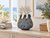 Large Handmade Thai Blue & White Pineapple Ceramic Vase