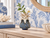 Small Handmade Thai Blue & White Pineapple Ceramic Vase