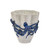 Medium Handmade Blue & White Octopus Ceramic Vase